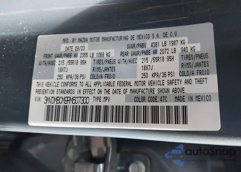 2024 Mazda Cx-30 2.5 S Carbon Edition from USA, damaged, VIN 3MVDMBCM9RM607300